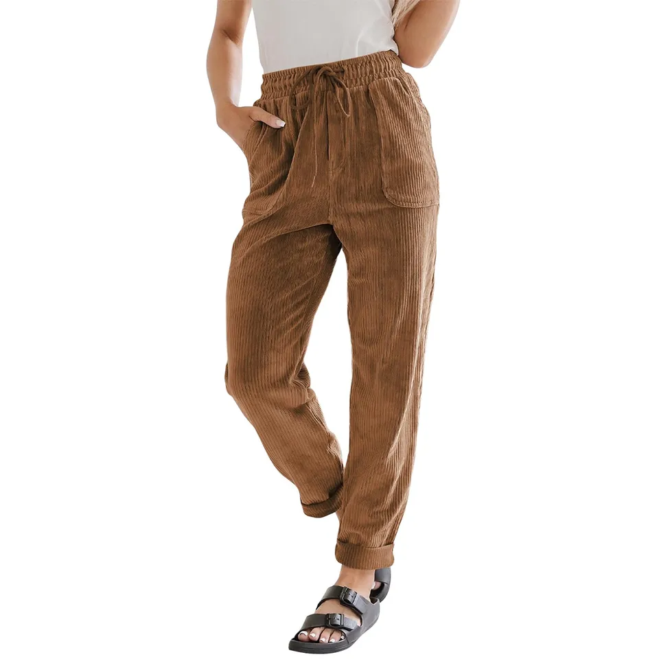 TRAF High Street Pevná farba Dámske nohavice Príležitostné denné nosenie Vysoký pás Rovná noha Ženy 2024 PANTS PANTALONE DE MULER