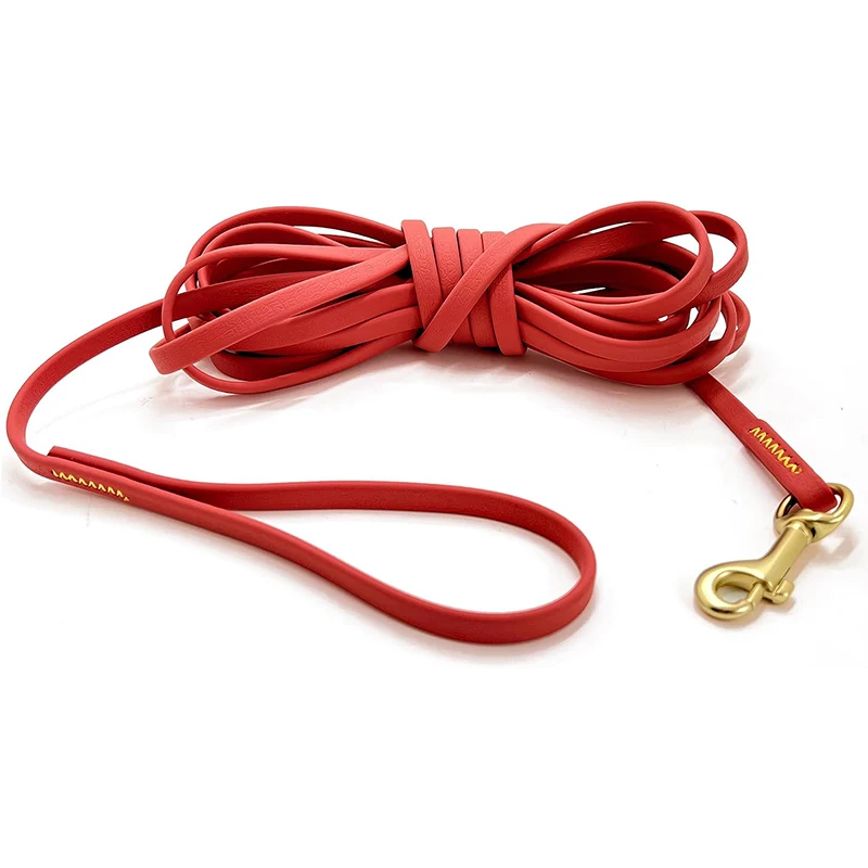 Training3m 6m 9m 9m psov vodítko dlhé PVC PET LEASHISE Ľahko čistiace lano nepremokavé výcvikové vodítko pre veľké stredné malé psy