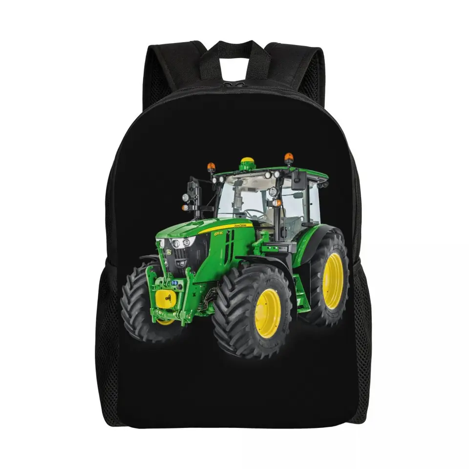 Traktor Travel Backpack Women Men School Laptop Bookbag College College Student Daypack Bags