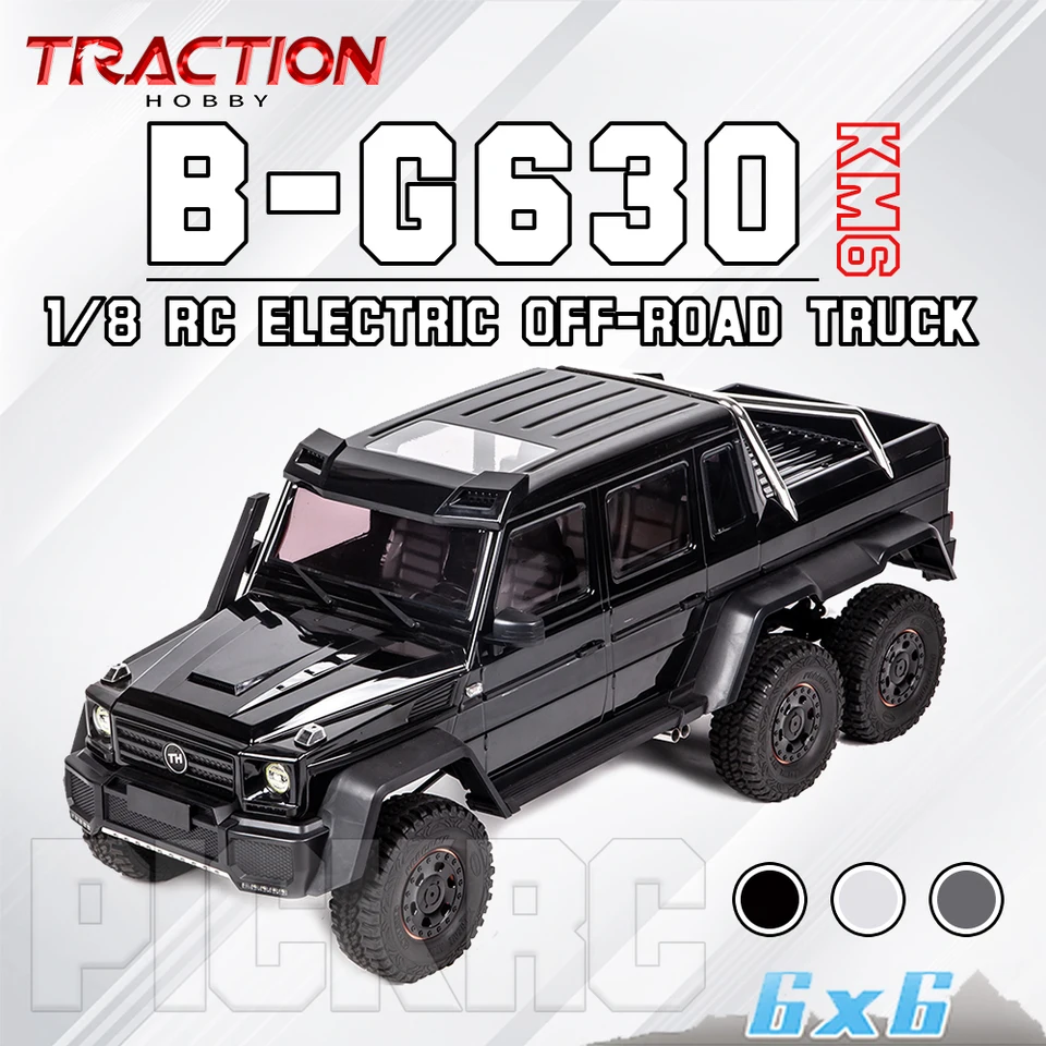 Trakčný koníček B-G630 KM6 6x6 6WD Of-road Truck 1/8 RC Elektrický diaľkový ovládací model vozidla automobilu Dospelé detské hračky