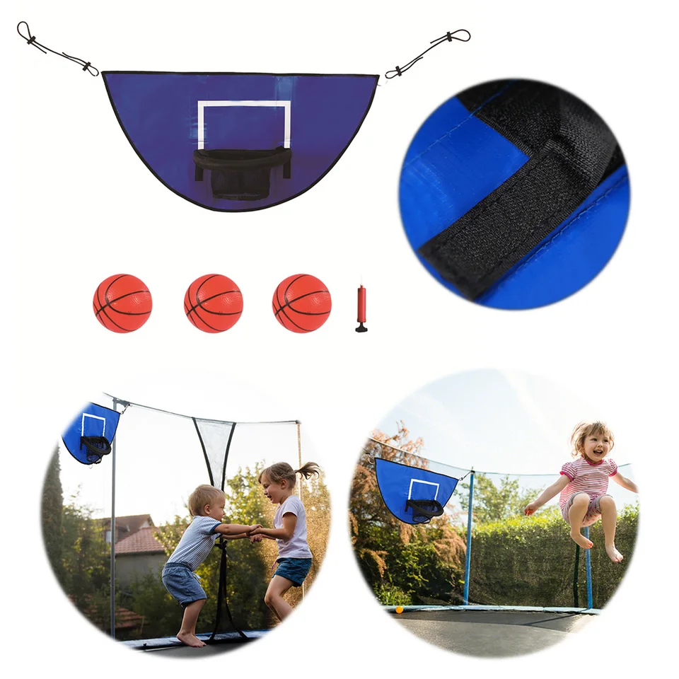 Trampolíny basketbalový obruč s odtrhnutím RIM Mini Basketball Universal Basketball Rack pre vnútorné vonkajšie dunking