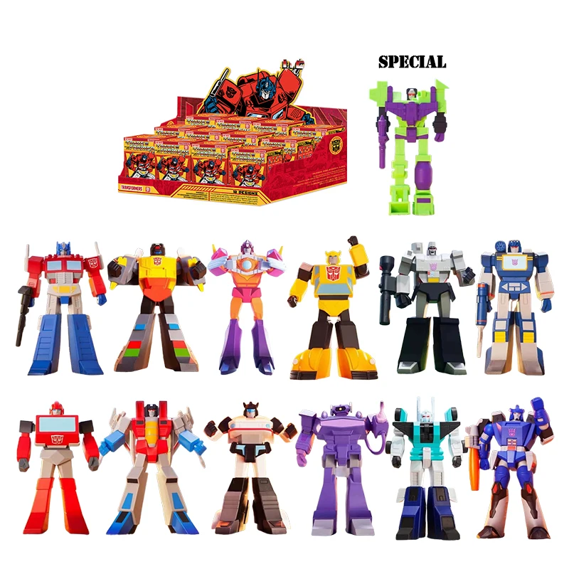Transform Animation Movie Periférne hračky Generácia série Optimus Prime Megatron Anime Action Action Model Collection