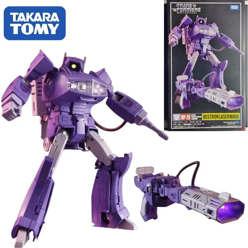 Transformácia Masterpiece KO MP-29 MP29 Shockwave G1 Series Version Action Figing Collection Collection Robot Darček hračky