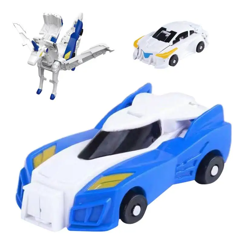 Transformácia robotických automobilov Kreatívne deformovateľné auto Kôň pre deti zrážky hračiek deformovateľné auto koní koňa kombo koňa koň