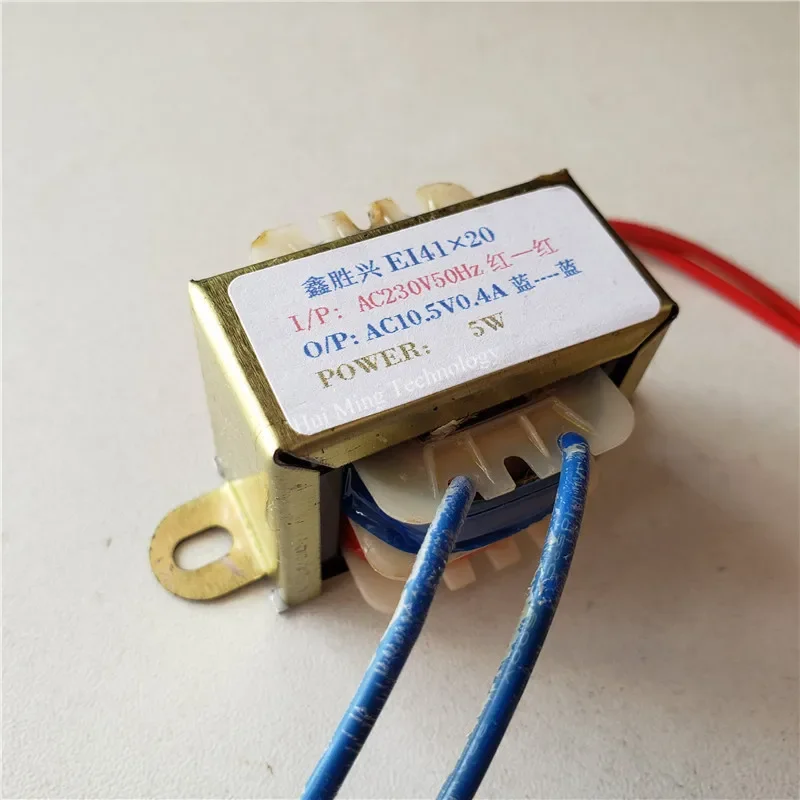 Transformátor Copper 230V až 10,5 V 5VA EI41*20 Custom for Transformátory v umývačke vody v umývačke vody v ľadovom stroji