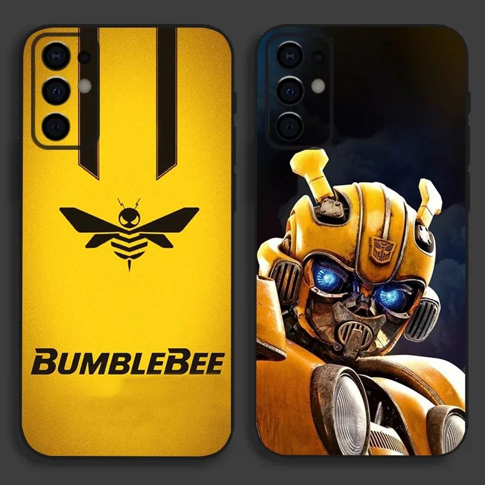 Transformátory BumbleBees-Car Puzdiar pre Samsung S24, S21, S22, S23, S30, Ultra, S20, Plus, Fe, Lite, Note, 10,9,5 G čierny mäkký kryt
