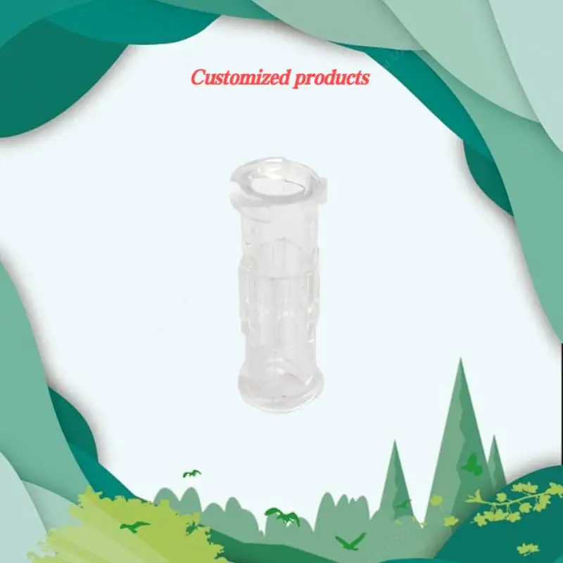 Transparentná samica až ženská spojka Luer injekčná striekačka ľahko použiteľná plast pre pneumatické diely odolné 4 mm clony