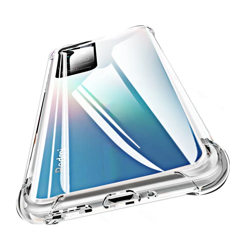 Transparentné prípady pre Xiaomi Redmi Poznámka 11 PRO 11T 10 LITE Silikónové kryt