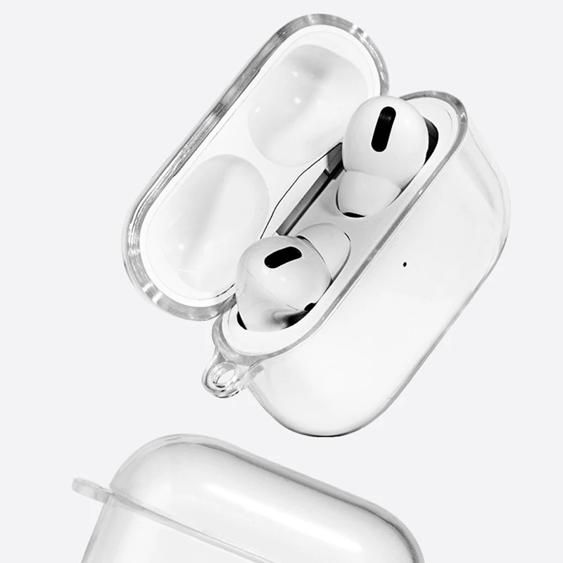 Transparentné puzdro na slúchadlá pre Apple AirPods Pro 1 2 puzdro PC Clear Hard Shell Ochranný kryt pre AirPods 3 2 1 nabíjací box vrecko