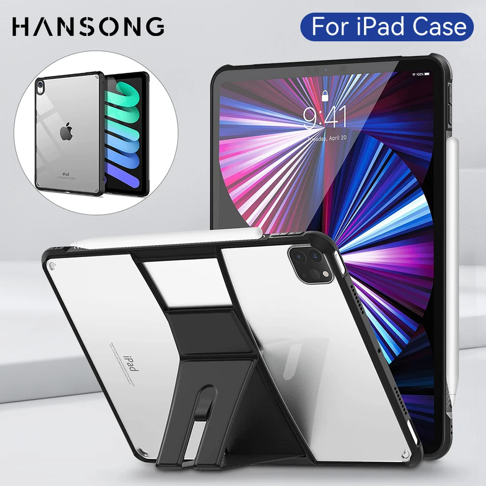 Transparentné puzdro pre iPad pre Pro 11 2021 vzduch 4 vzduch 5 10,9 pre iPad 10.2 9. 8. 7. generácia 9,7 5. 6. Mini 6 5 4 Acryl Cover