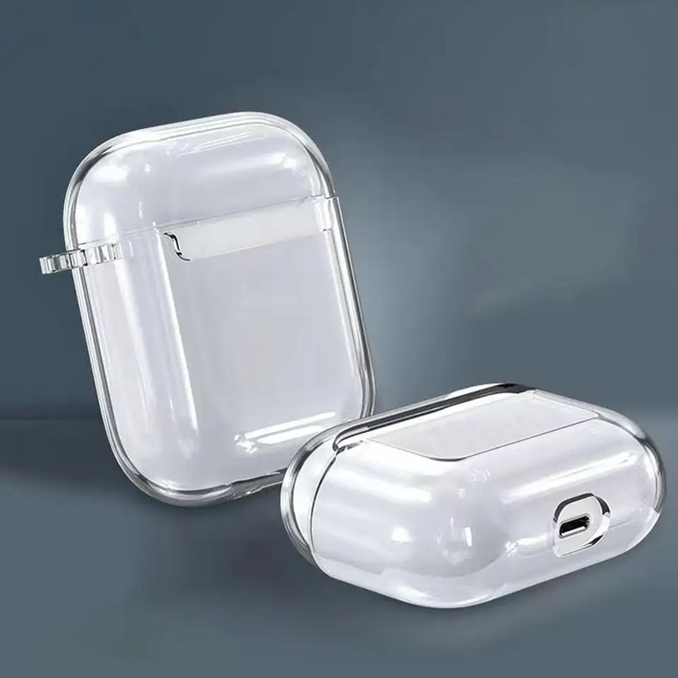 Transparentné puzdrá pre AirPods 4 Bluetooth Ochranné kryt