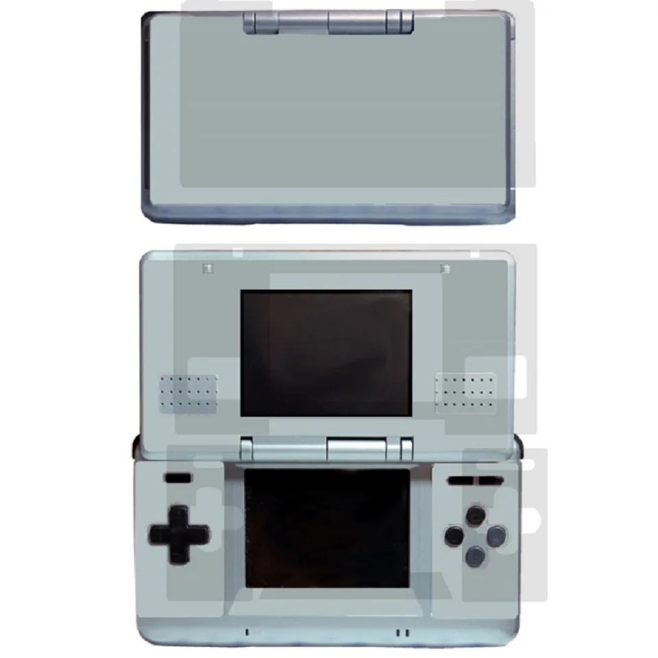 Transparentné číry ochranca nálepky vinylovej kožnej nálepky pre nálepky na kožu Nintendo DS NDS