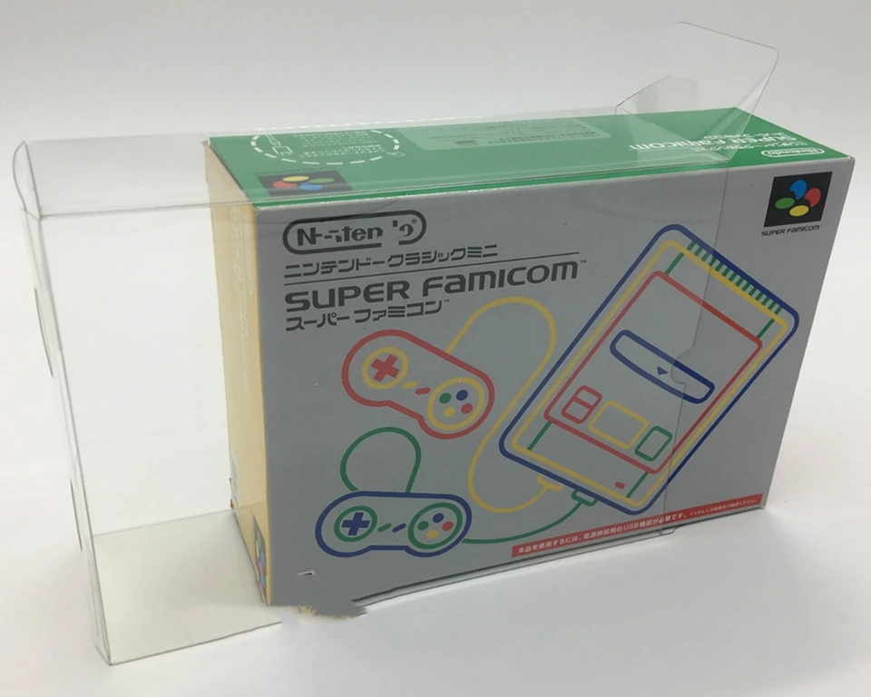 Transparentný chránič boxu pre Nintendo Super Famicom/SFC Mini/SNES Mini Collect Boxes TEP Storage Game shell Clear Display Case Case