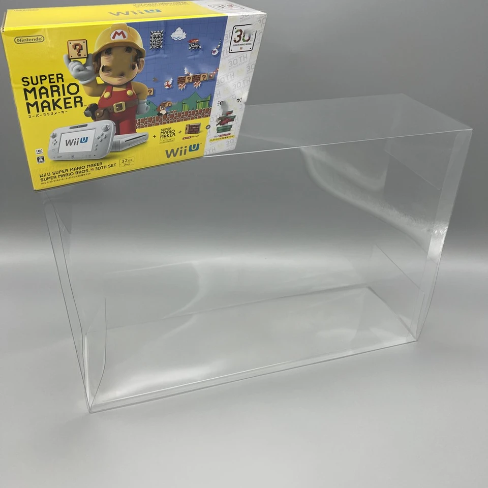 Transparentný chránič boxu pre Nintendo Wii U/30. výročie Mario Collect Boxes TEP Storage Game shell Clear Display Case Case