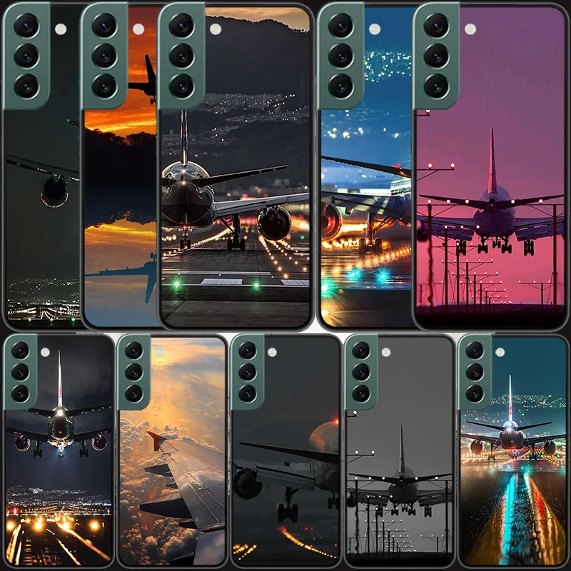 Transport Transport Transport pre spoločnosť Samsung Galaxy S24 S22 Ultra S21 Plus S20 S23 S24 Fe Case S10 5G S10E S9 Cover Silikone