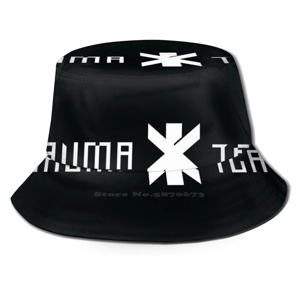 Trauma Tím skladacie panama Bucket Hat Trauma Trauma Tin