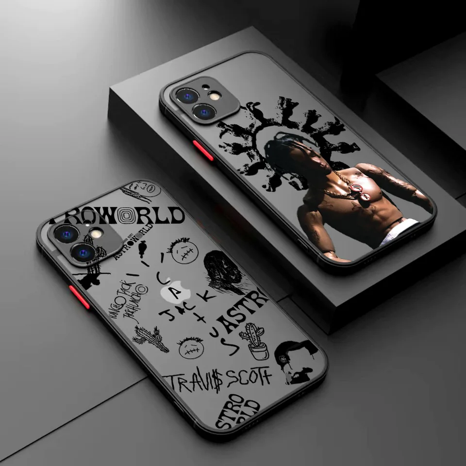 Travis Scott Cactus Jack Pase pre puzdro pre Xiaomi Redmi Poznámka 13 12 11 10 10C 10x 9a 9t 9c 8 7 Pro Plus 5G Matte Transparent Cover