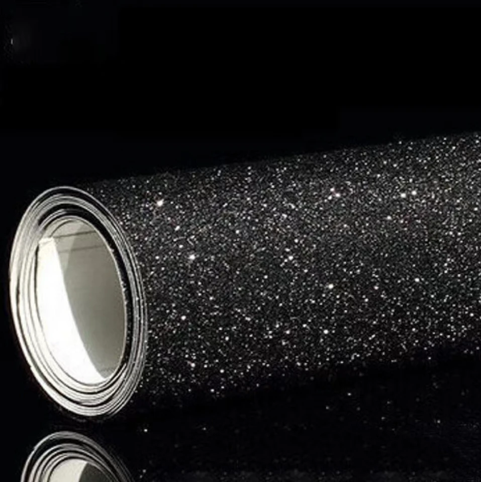 Trblietavé diamanty lesklé vinylové filmy zabalenie automobilu automatické dekorácie motocyklové obtisky biele auto styling trblietky Vinyl film