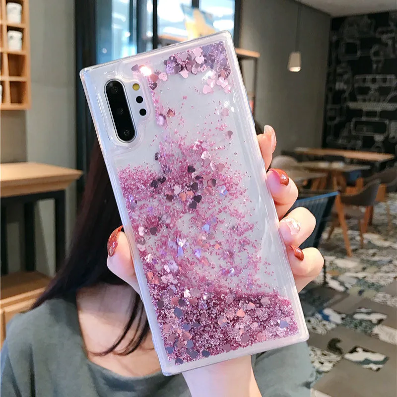 Trblietavé flitre Dynamickej tekutiny Quicksand Puzdro pre Huawei P50 Pro P40 P30 Lite P60 P20 Mate 60 50 40 30 20 Bling zadný kryt