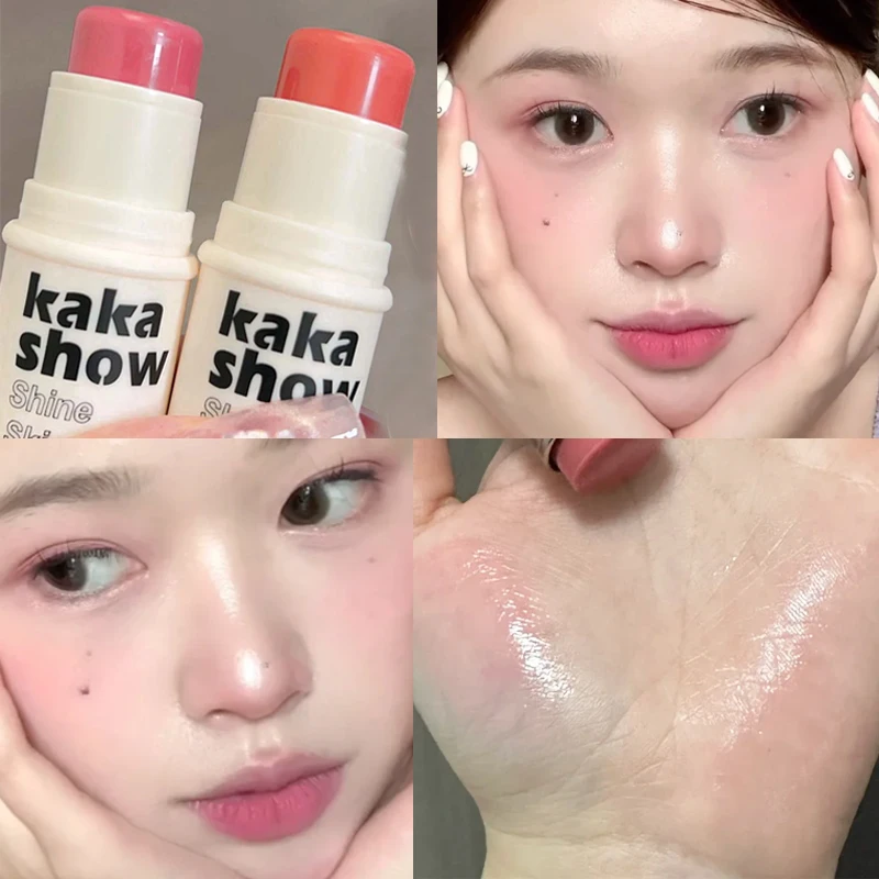 Trblietavý zvýrazňovač červenajúcu tyčinku make -up vodotesný telesný iluminátor tela Zvýrazňovač kozmetický kozmetický rozjasnenie kontúrovania kórejského make -upu