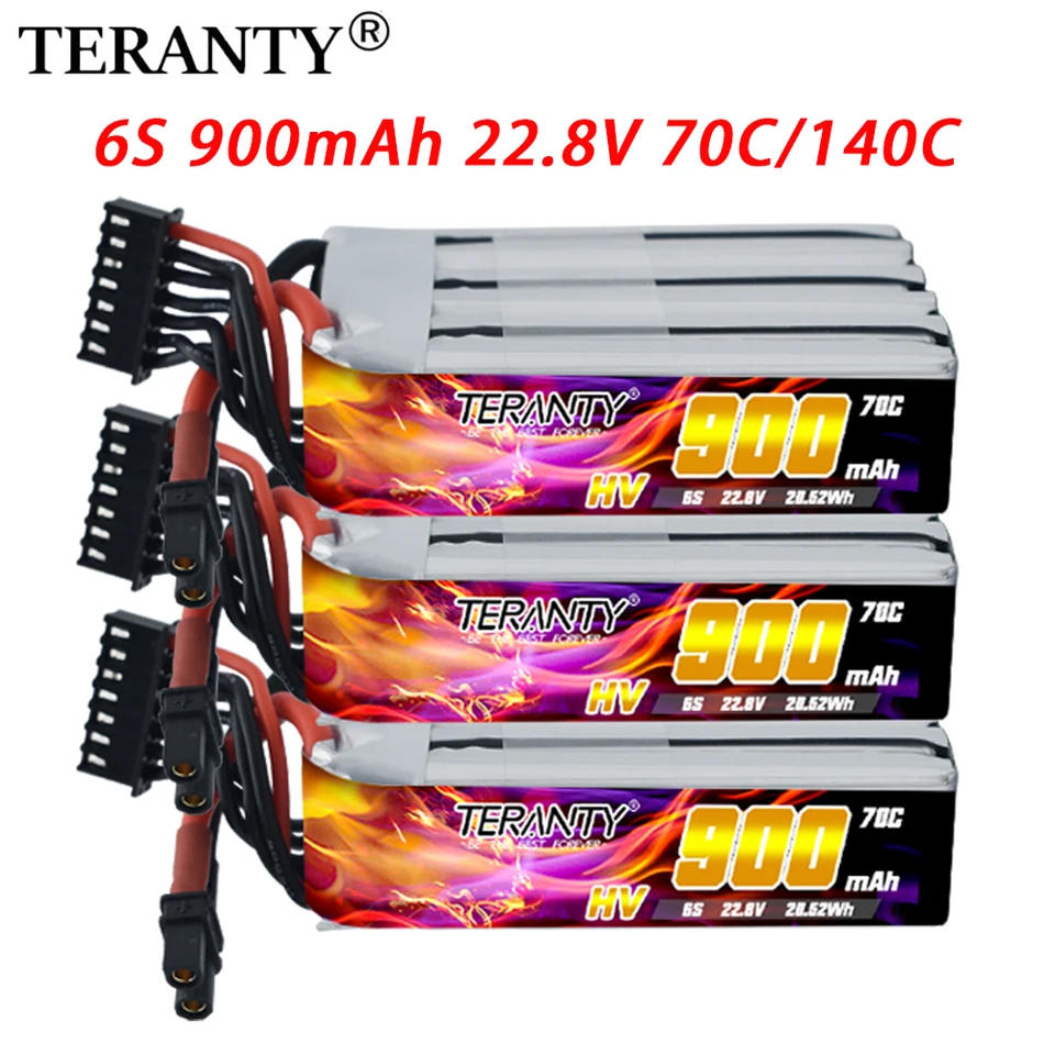 TREANTY 900 mAh 6s 70c/140c 22,8V Vnútorné prechádzajúce lietadlá model FPV High Millification Remote Aerial Camera Litium Battery HV