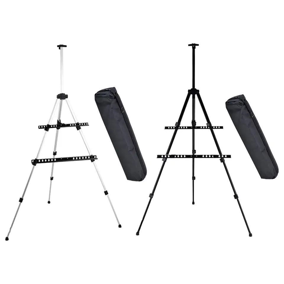 TREDOD Field Easel Lightweight for Floor Table Art Painting Displej Easel Stand Telelescic Easel Statív pre podlahovú maľbu