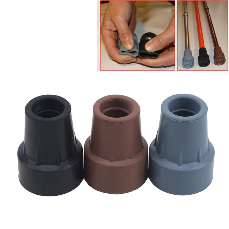 Trekkingový stĺpový gumový hrot Nordic Walk Stick Stick Cleble Splavte Alpenstock Outdoor Camp Turn Protector Cap Tip
