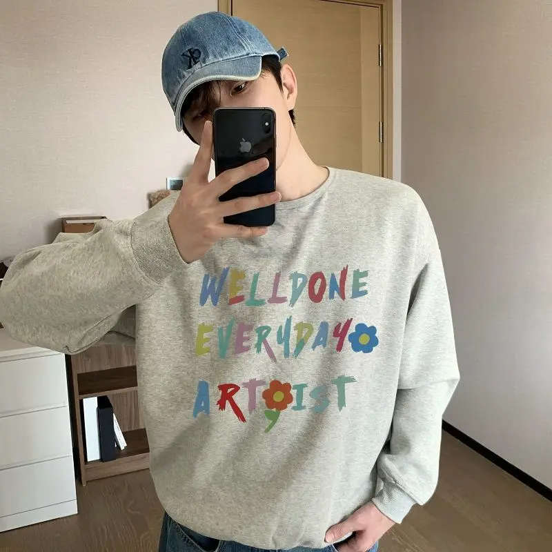 Trendy Kórejský zostrihový pruhovaný pruhovaný športový mikina Pánske jeseň Y2K New Street American Casual Casy Hooded Bunda Párka mikiny
