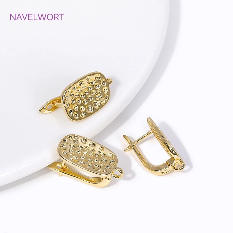 Trendy náušnice spona háčiky upevňovacie prvky 18k zlaté/Rodium Lever-Back Uší drôt pre domácich náušníc