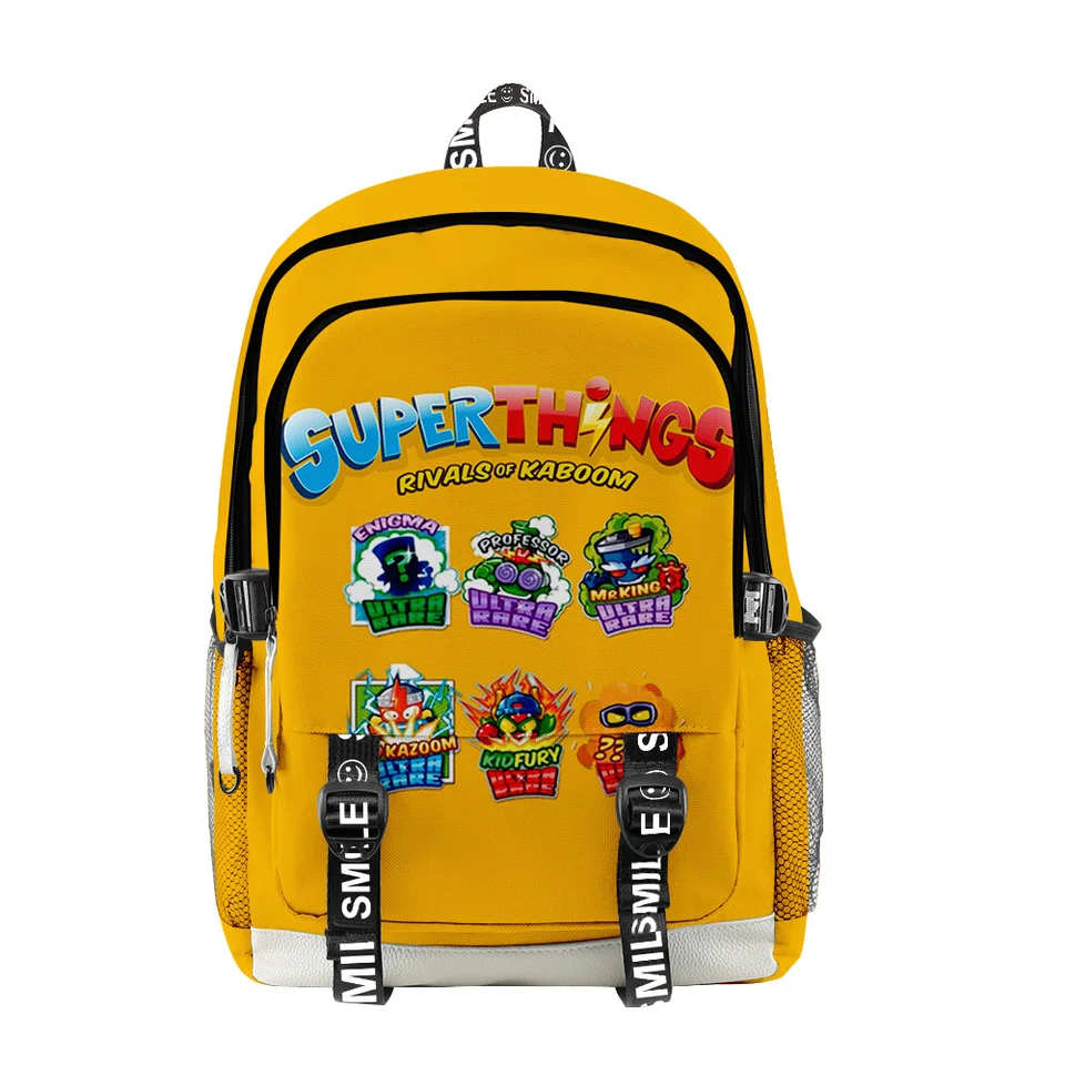 Trendy populárne superzings 3D tlač študentské školské tašky Unisex Oxford Witerproof Notebook Multifunkčné cestovné batohy