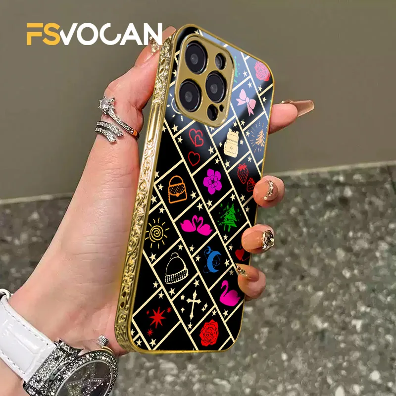 Trendy Swan Telefon Cover pre iPhone 16 15 14 13 12 11 Pro Max