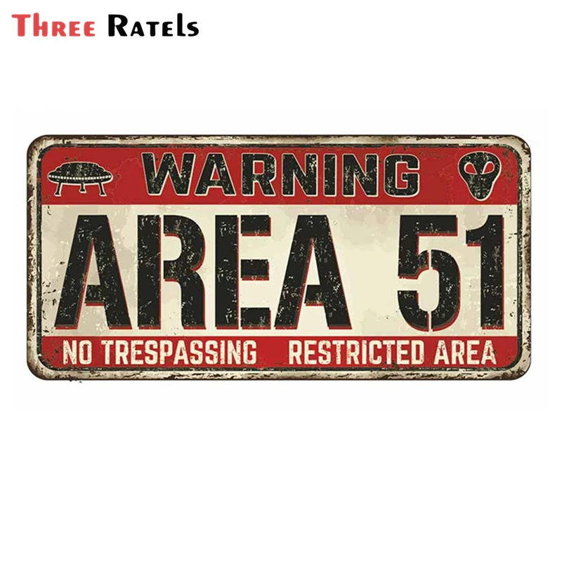 Tri rately A177 pre oblasť 51 Žiadny priestupok Osobnosť Surf Board Bumper Stickers Windows Karika