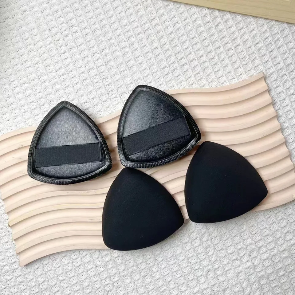Triangle prášok Puff Mini Face make -up špongi kozmetika mäkká bavlnená tvár prášková nafúknutá umývateľná zamatová make -up náradie