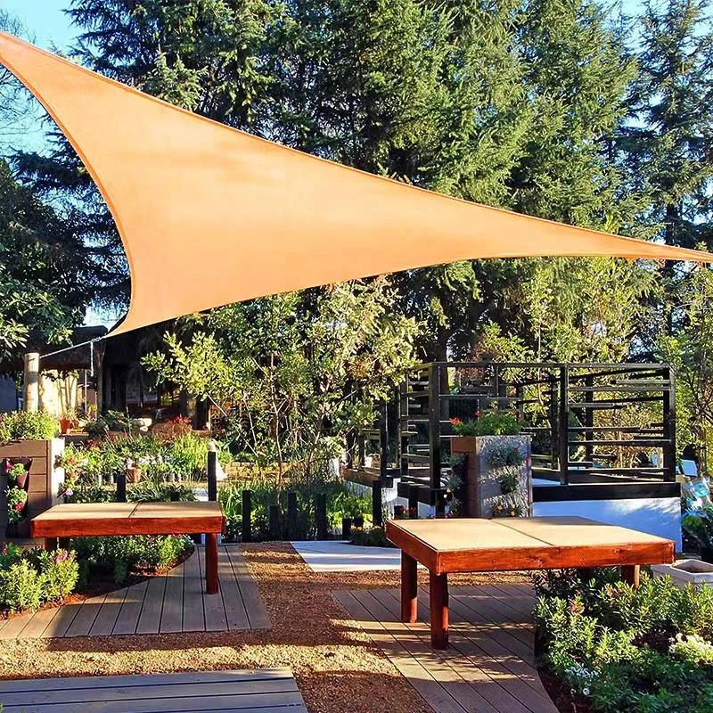 Triangle Sunshade Handrs HeroProof Canopy Shadow Skladacie odtieň Tkanina Kryt markízy vonkajšie balkónové terasy kemping slnečné úkryt