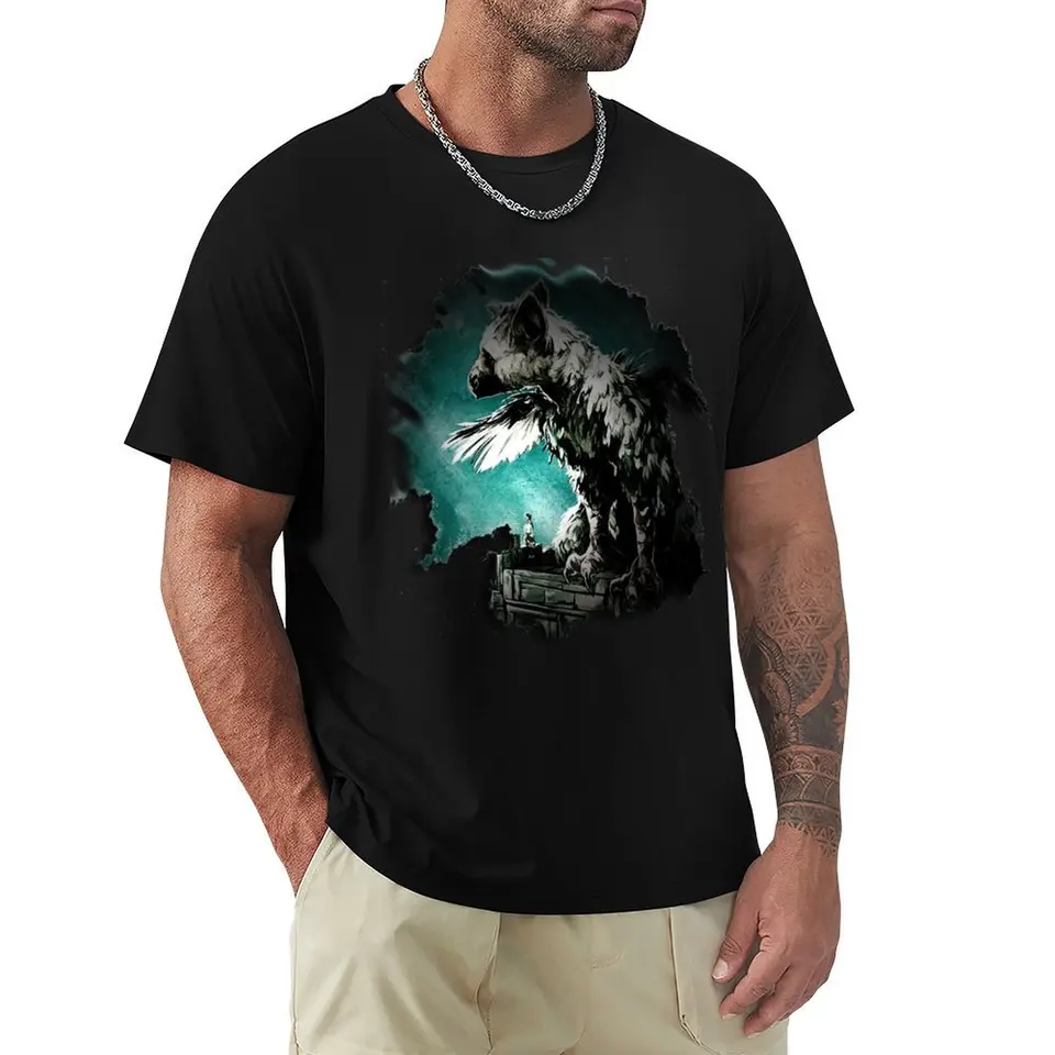 Trico - posledné tričko Guardian Anime Clothve True Ruckve Tee Cotton T košeľa muži