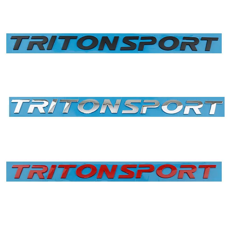 Tritonsport Letter Label Stickers pre Mitsubishi Triton Sport Car Tail Tail Modified Accessory Doplnky