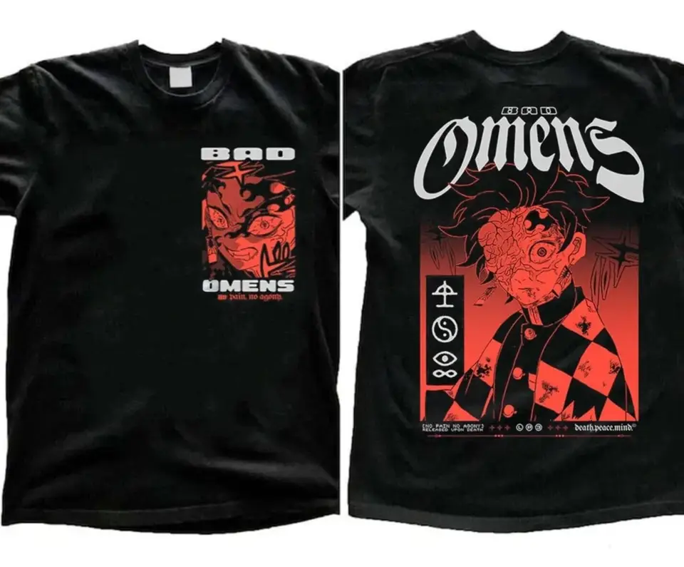 Tričko Bad Omen Band Fan Double Side Trik
