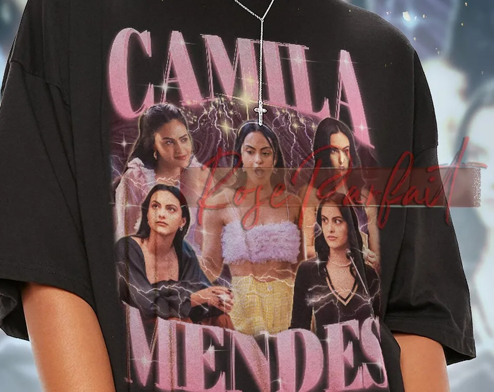 Tričko Camila Mendes - Fanúšikovia Camila Mendes Garge Camila Mendes Vintage košeľa Camila Mendes retro s dlhým rukávom tričko Camila Mendes