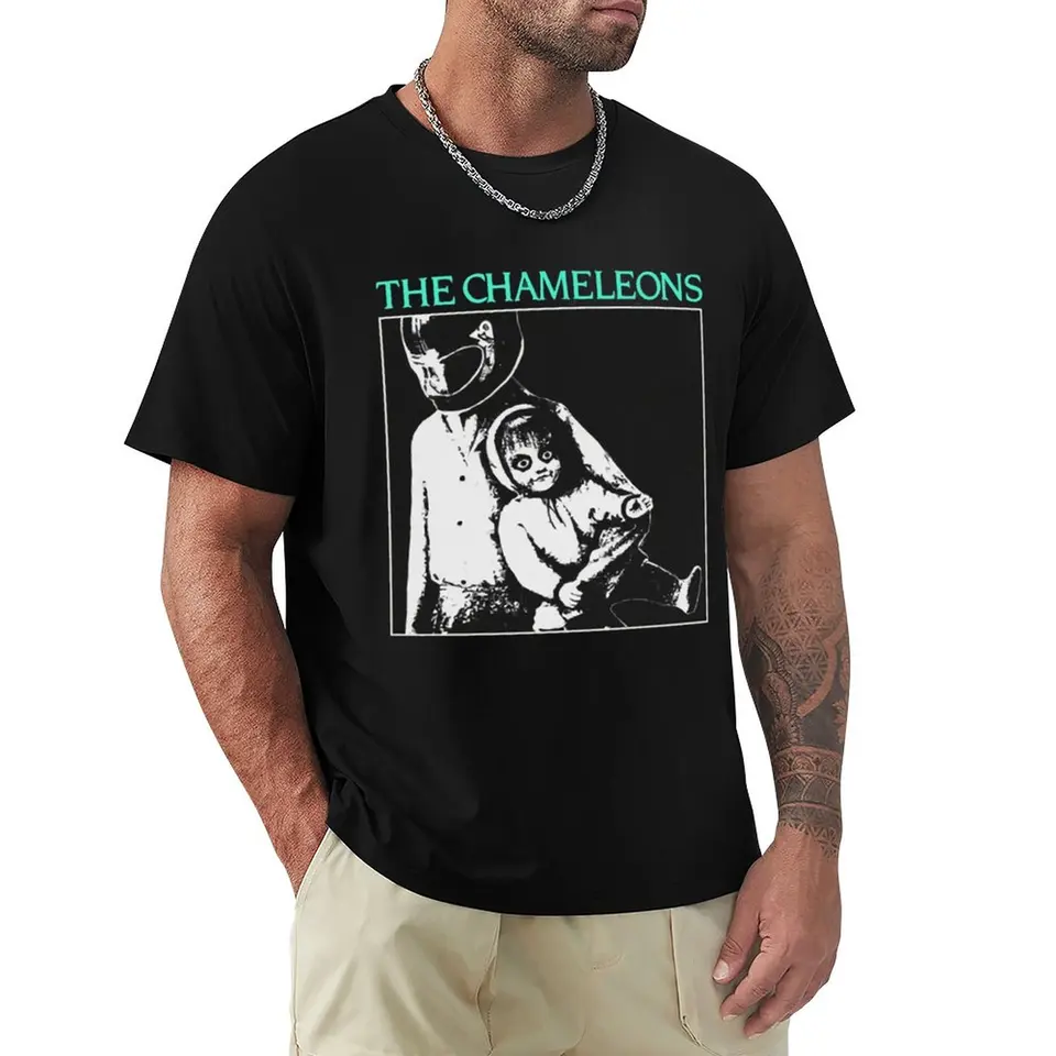 Tričko Chameleons uk tričko Summer Top Top Heavyweight T košele pánske tričká ležérne štýlové
