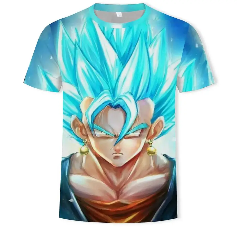 Tričko Dragon Ball Tričko Goku Super Saiyan Cosplay nadmerne nadmerne