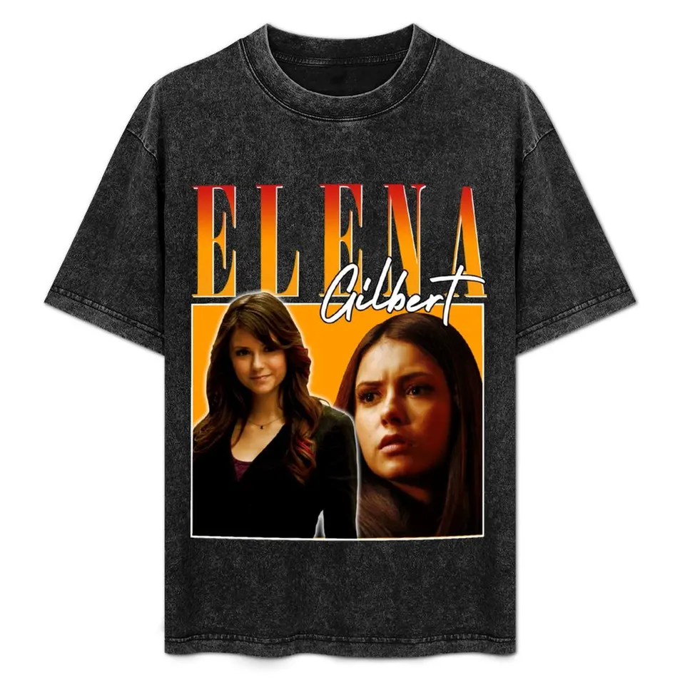 Tričko Elena Gilbert Rýchle sušenie letných odevov pánske grafické tričká veľké a vysoké