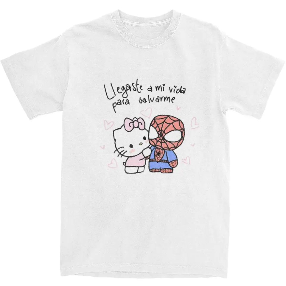Tričko Haikyuu Sanrio Hello Kitty Cartoon Spiderman Cvačné tričká Populárne tričko pre mužov pláž y2k klasické neformálne oblečenie