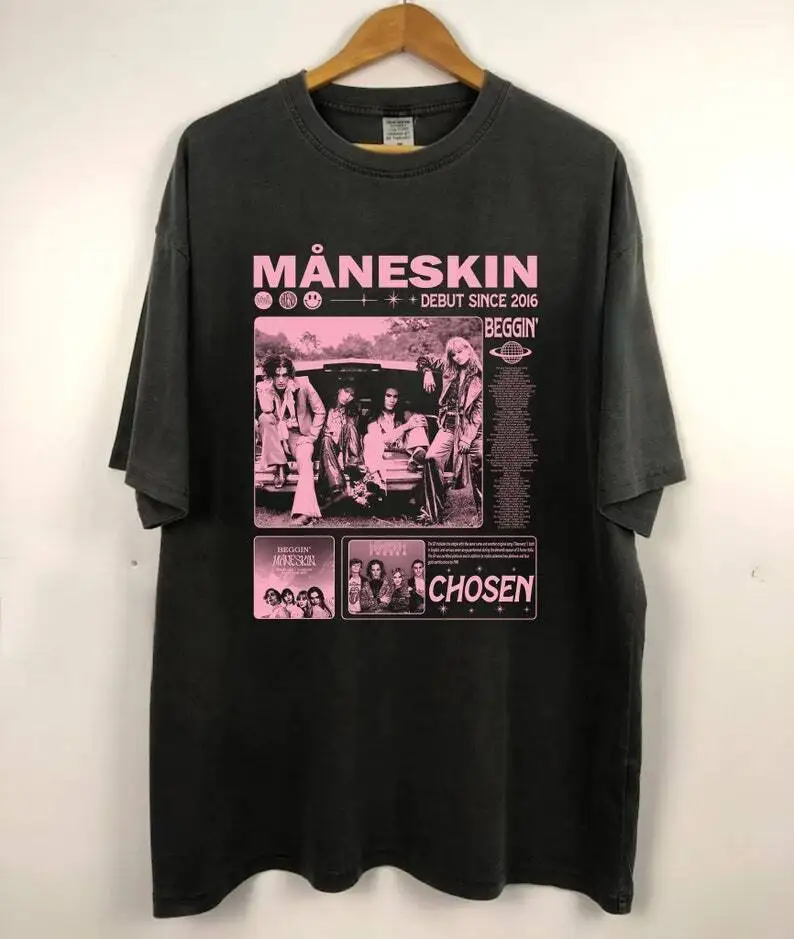 Tričko Maneskin, Tour Maneskin Tour 2023 Grafické tričko Unisex