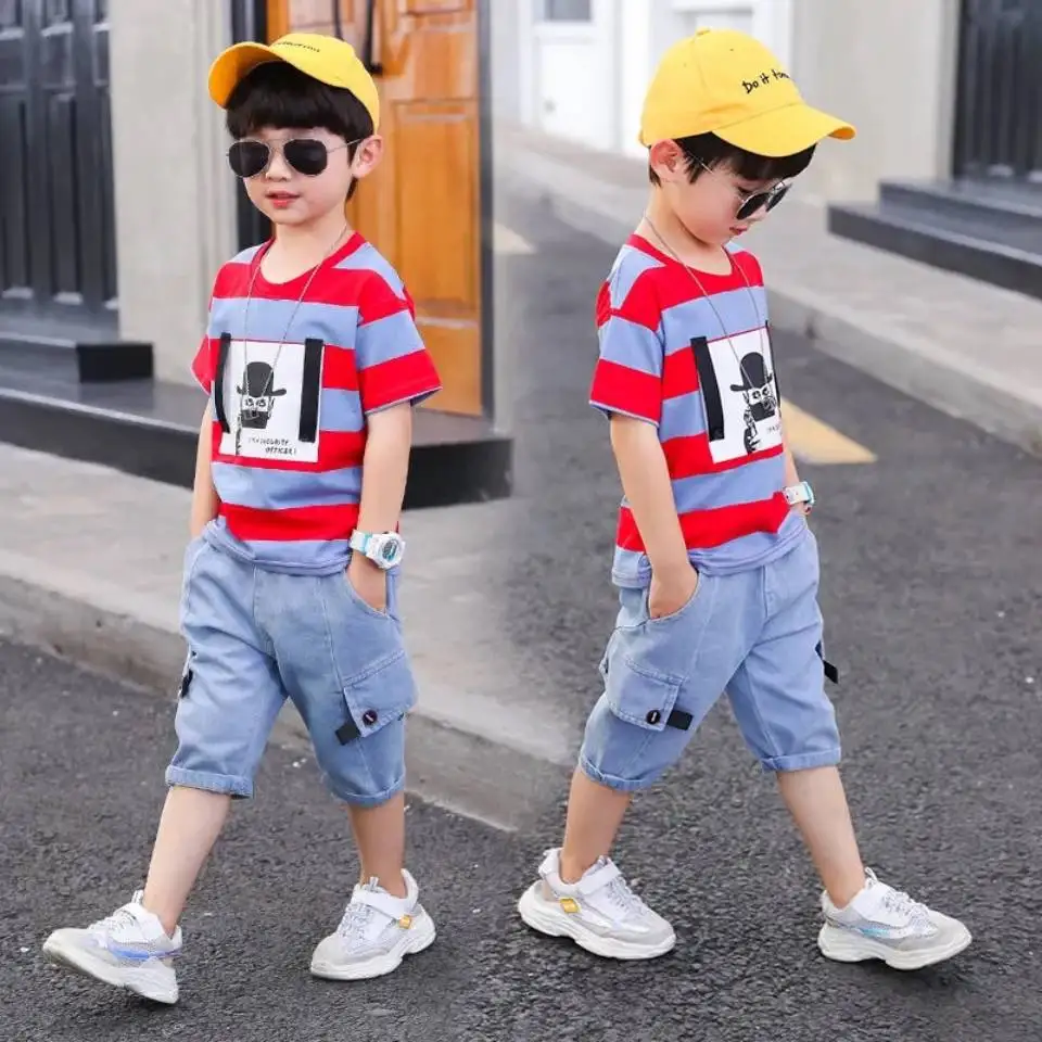 Tričko na bavlnené oblečenie Summer Boys obleč