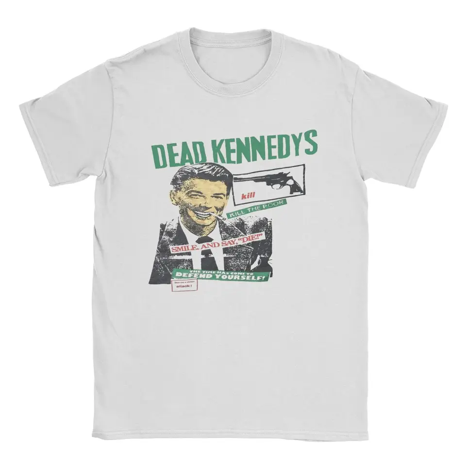 Tričko pre voľný čas Kennedys pre mužov Crewneck 100% bavlnené tričko s krátkym rukávom TEES BARDEL Darčekové oblečenie