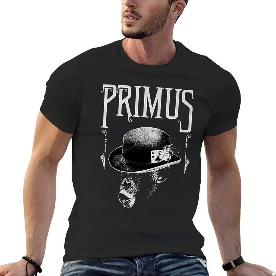 Tričko primus korean módne anime oblečenie vintage tričká pre mužov bavlna