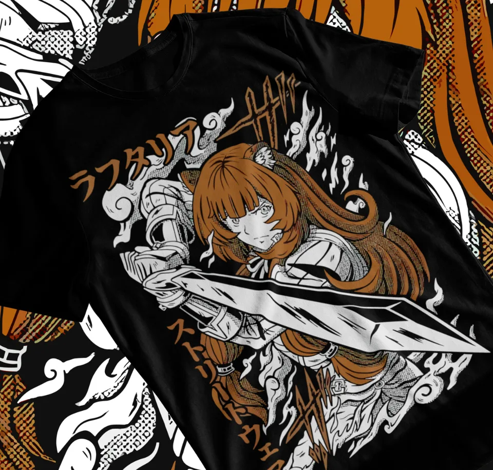 Tričko Raphtalia tričko shield Hero Anime Manga Unisex Soft Tee
