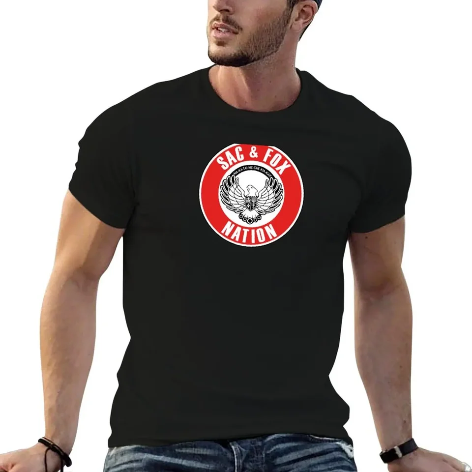 Tričko s vakom a líškou Vintage Graphic TEE Anime poter nadmerne tričká mužov