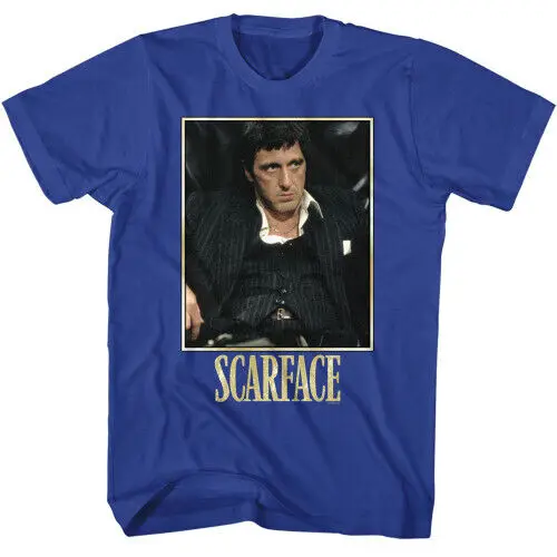 Tričko Scarface Bad Guy - Kráľovská vysokokvalitná 100%bavlnená rukávy