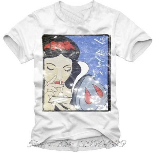Tričko Schneeflittchen Kokain Pablo Escobar Scarface Porno najnovšie písmeno Tlač letných krátkych rukávov bavlnené tričko Streetwear